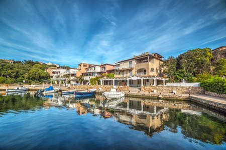 harbor in Porto Rotondo in Sardiniaのeditorial素材