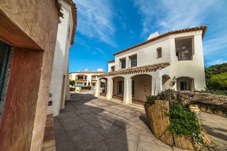 buildings in Porto Cervo, Sardiniaのeditorial素材
