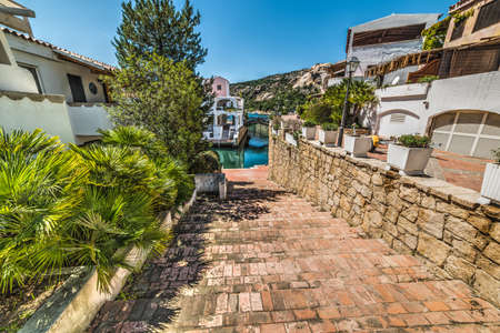 detail of Poltu Quatu resort in Sardiniaのeditorial素材