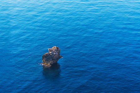 rock in Sardinian sea, Italyの写真素材