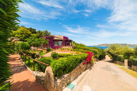 gorgeous house by the sea in Sardiniaのeditorial素材