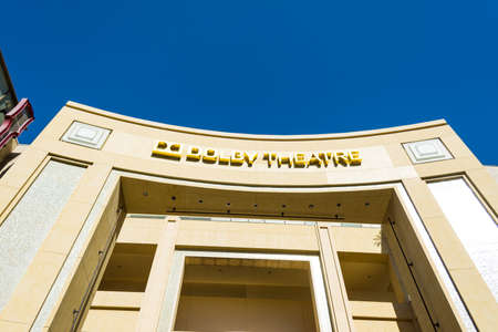 LOS ANGELES, CALIFORNIA - NOVEMBER 02, 2016: Dolby Theatre in Hollywood boulevardのeditorial素材