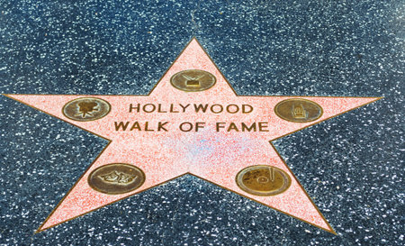 LOS ANGELES, CALIFORNIA - NOVEMBER 02, 2016: Hollywood Walk of Fame