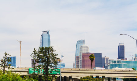 skyscrapers in downtown Los Angeles, California