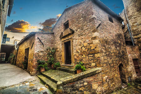 Rustic house in Tuscany, Italyの写真素材