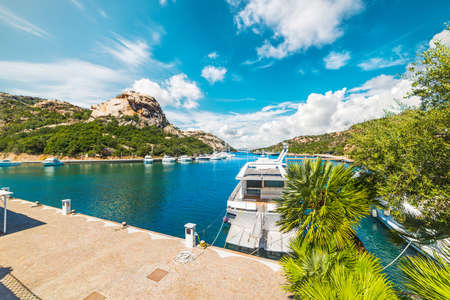 Poltu Quatu harbor, Sardiniaの写真素材