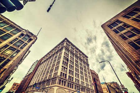 Skyscrapers in downtown L.A., Californiaのeditorial素材