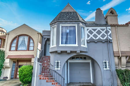 Victorian house in San Francisco, Californiaのeditorial素材