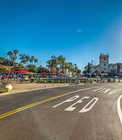 Road by Balboa Park, Californiaのeditorial素材