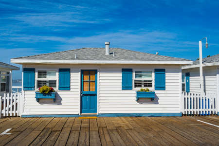 Wooden house in San Diego, Californiaのeditorial素材