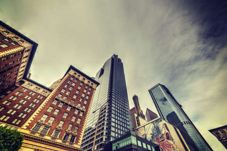 Los Angeles, CA, USA - October 27, 2016: skyscrapers in downtown L.A.のeditorial素材