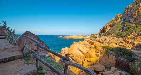 Costa Paradiso in spring, Sardiniaの写真素材