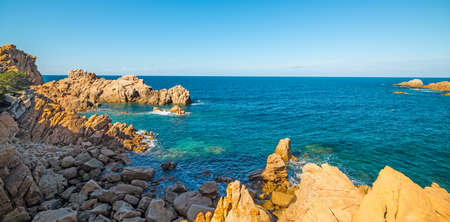 Costa Paradiso in spring, Sardiniaの写真素材