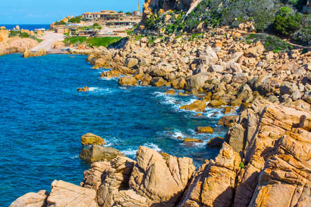 Costa Paradiso in spring, Sardiniaの写真素材