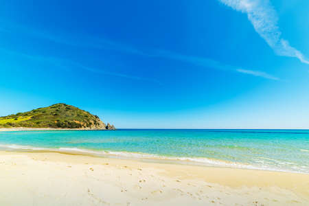 White sand in Cala Monte Turno. Sardinia, Italyの写真素材