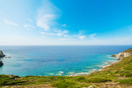 Sardinia coastline on a sunny day. Italyの写真素材