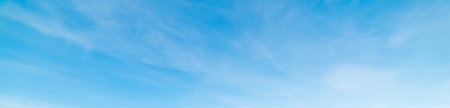 blue sky with white, soft clouds