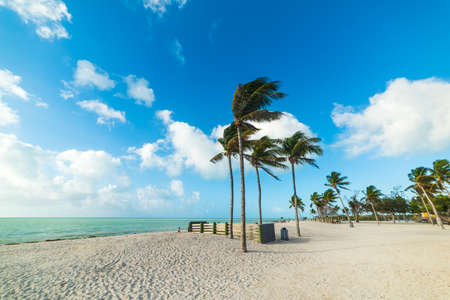 Sombrero Beach in Marathon Key in Southern Florida, USAの写真素材