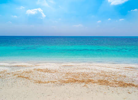White sand and turquoise sea in Stintino. Sardinia, Italyの写真素材