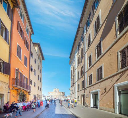 Rome, ITA - october 13, 2017: City life in Rome on a sunny dayのeditorial素材