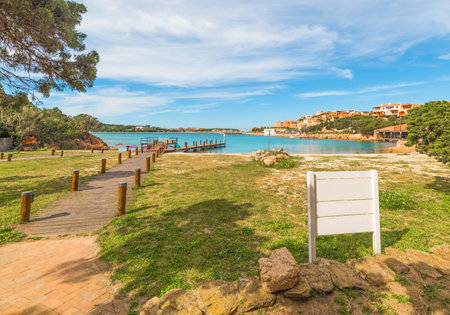 clouds over Porto Cervo, Sardiniaの写真素材