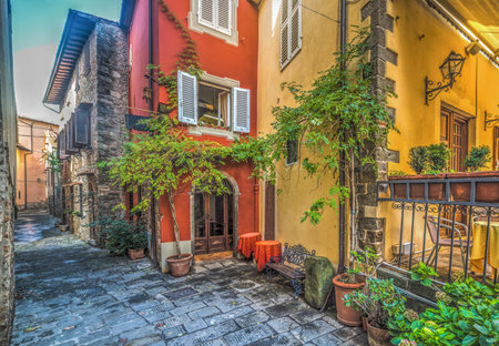 Rustic corner in Montecatini, Italyの写真素材