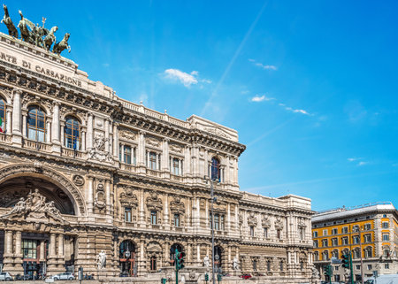 Palace of Justice in Rome, Italyの写真素材