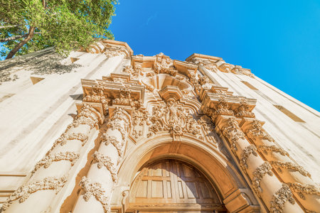 Casa del Prado in Balboa Park, San Diegoの写真素材