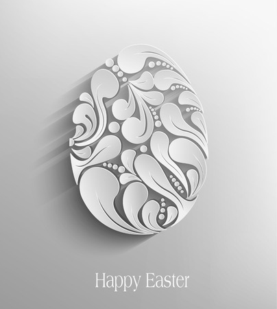 vector easter egg handmadeのイラスト素材