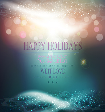 happy holidays abstract backgroundのイラスト素材
