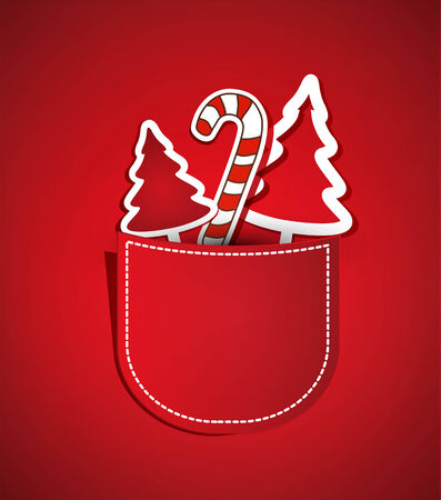 greeting card for Christmas and New Yearのイラスト素材