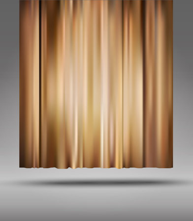 vector background with theatre  curtainのイラスト素材