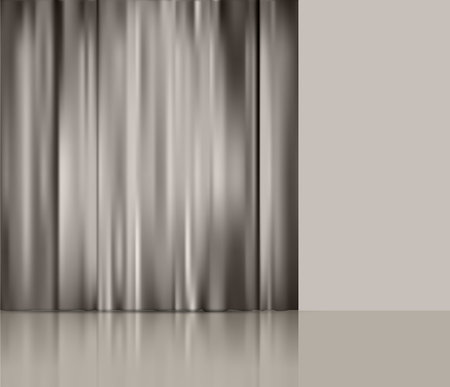 vector background with theatre  curtainのイラスト素材