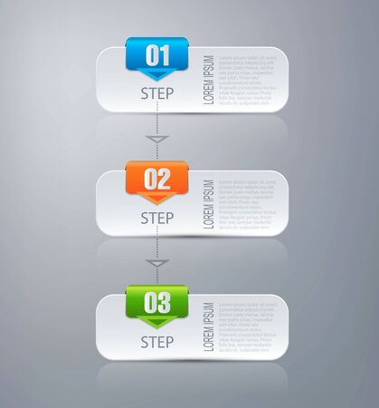 Vector infographic design templateのイラスト素材