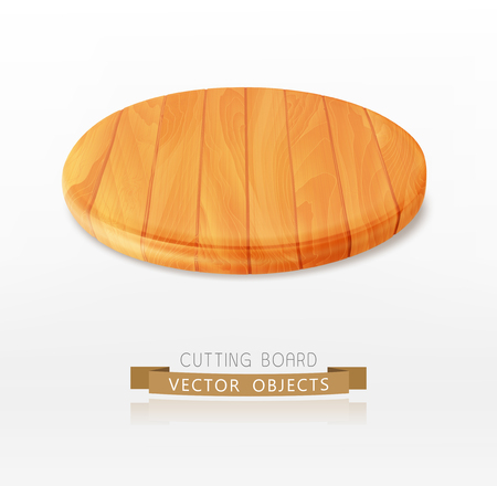 vector cutting board isolated on a white backgroundのイラスト素材