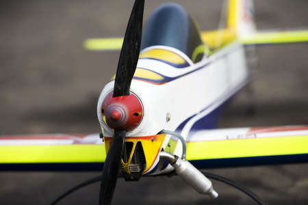Radio-controlled aircraft display model 2  の写真素材