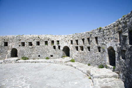 Ruins of old temple Bar in Montenegro 1  の写真素材