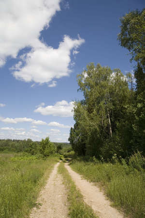 Country road の写真素材