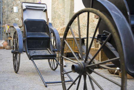 Old fashioned Chinese rickshaw  の写真素材