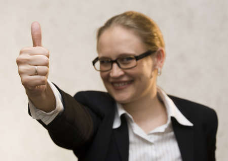 Young business woman. Success  の写真素材