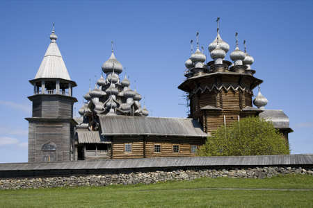 Ancient wooden town 'Kizhi' in Karelia  の写真素材