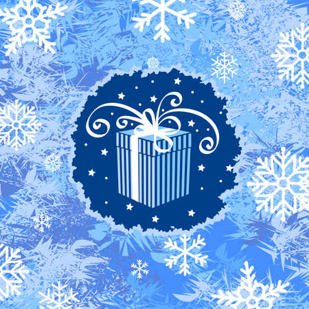 Christmas and New Year giftのイラスト素材