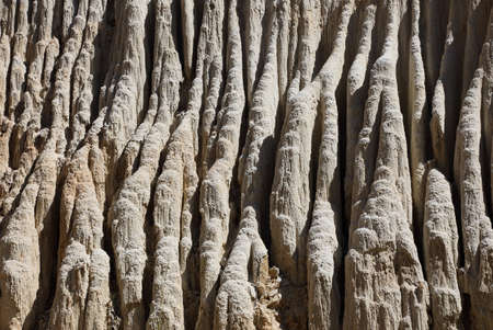 The natural geological shapes in a canyon called Fairy Stream, located near Mui Ne town, Vietnamの写真素材