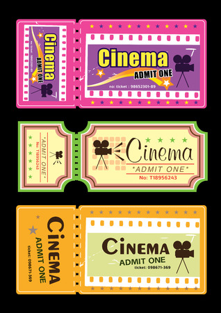 Cinema ticketsのイラスト素材