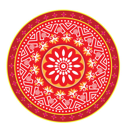 Classic Oriental Patternのイラスト素材