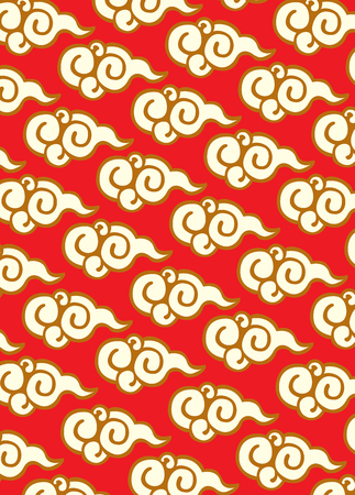 Classic Oriental Patternのイラスト素材