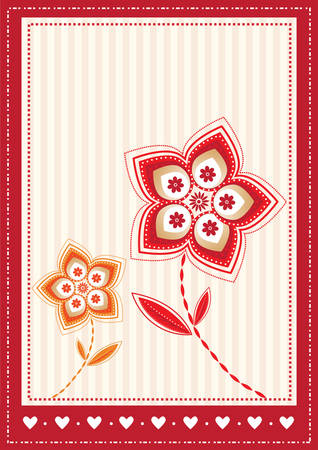 Flower backgroundのイラスト素材