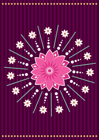 Flower patternのイラスト素材