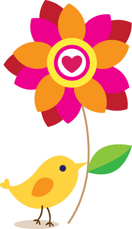 mother s day card - birdのイラスト素材