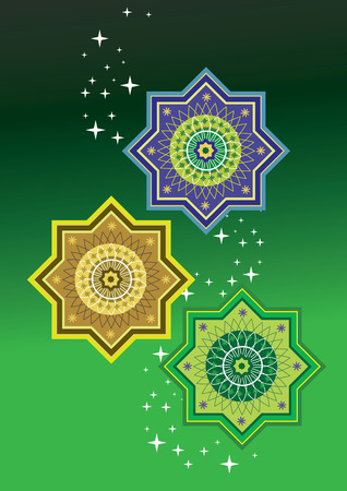 Islamic patternのイラスト素材